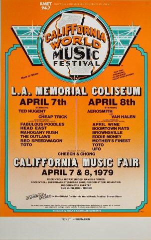 California World Music Festival Poster