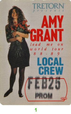 Amy Grant Backstage Pass