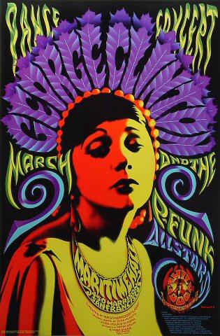 George Clinton & the P-Funk All-Stars Vintage Concert Proof from