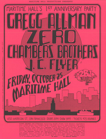 Gregg Allman Handbill