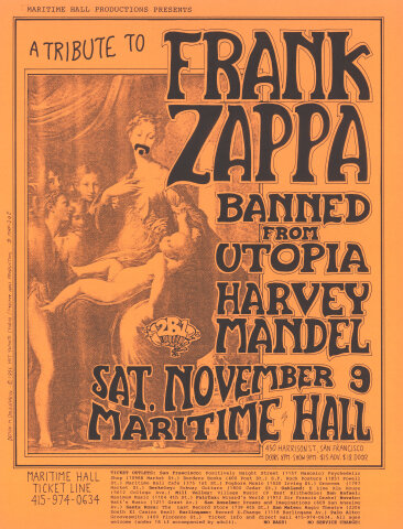 Frank Zappa Handbill