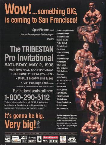 The Tribestan Pro Invitational Poster