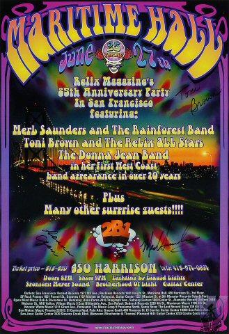 Merl Saunders and the Rainforest Band Poster