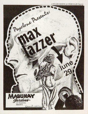 Max Lazzer Handbill