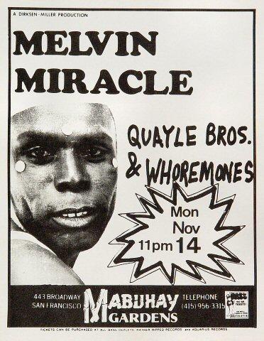 Melvin Miracle Handbill