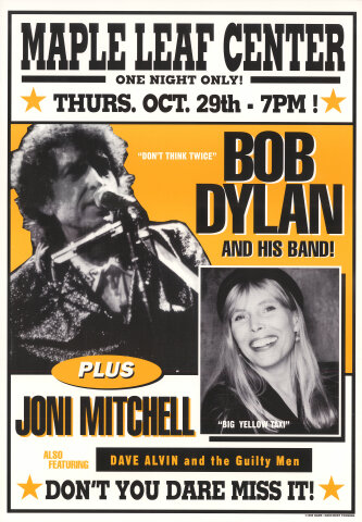 Bob Dylan & The Band Poster