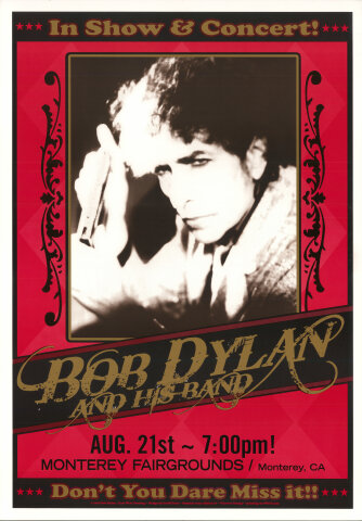 Bob Dylan & The Band Poster