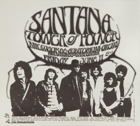 Santana Handbill