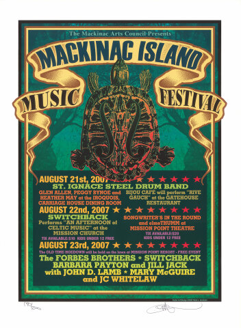 Mackinac Island Music Festival Poster