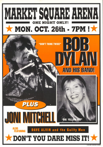 Bob Dylan & The Band Poster