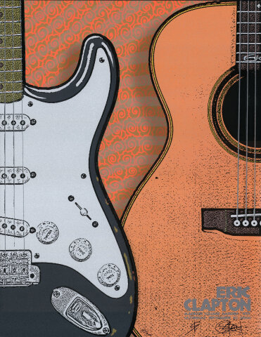 Eric Clapton Silkscreen