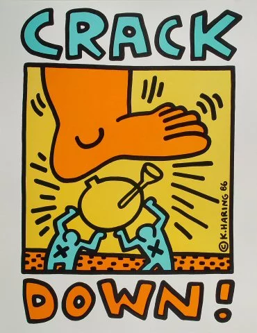 Crack Down Benefit Vintage Concert Poster From Madison Square