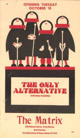 The Only Alternative and His Other Possibility Poster