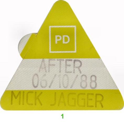 Mick Jagger Backstage Pass