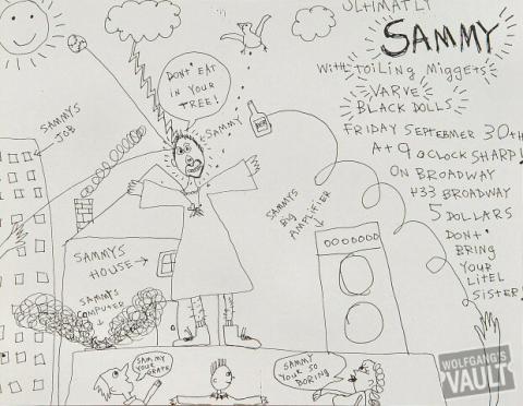 Ultimately Sammy Handbill