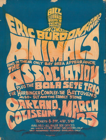 Eric Burdon & The Animals Poster