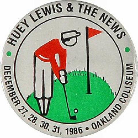 Huey Lewis & the News Pin