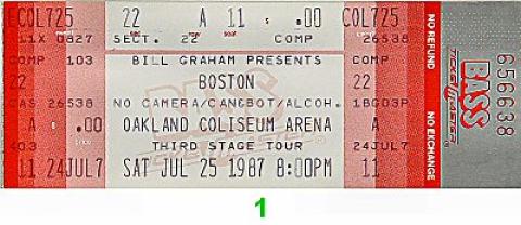 Boston Vintage Ticket