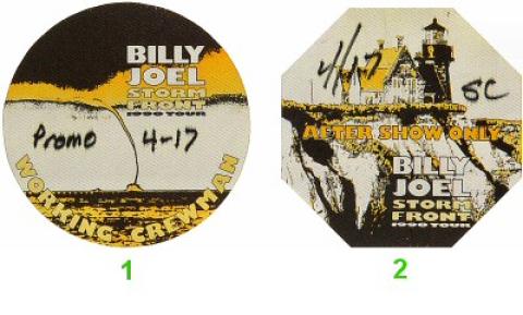 Billy Joel Backstage Pass