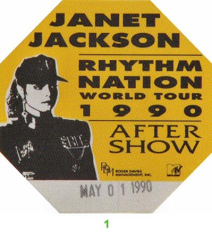Janet Jackson Backstage Pass
