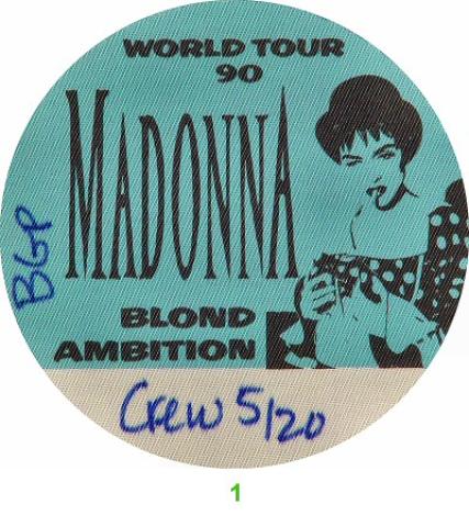 Madonna Backstage Pass