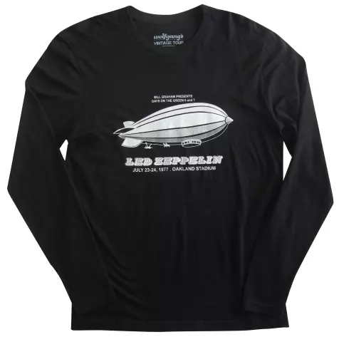 Led Zeppelin Men's Long Sleeve T-Shirt from Oakland Coliseum