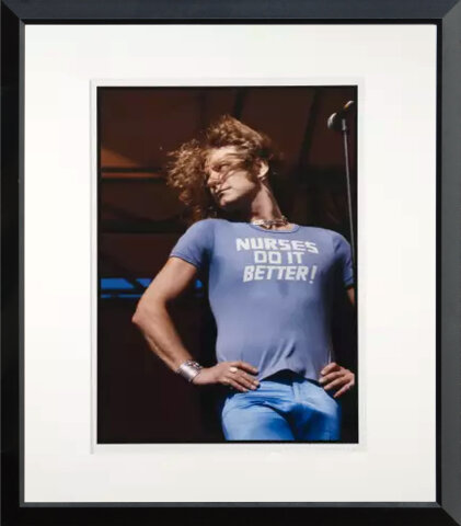 Robert Plant Framed Fine Art Print