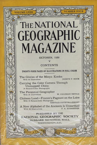 VINTAGE NATIONAL GEOGRAPHIC MAGAZINES 1928-1929 Selection Please Choose