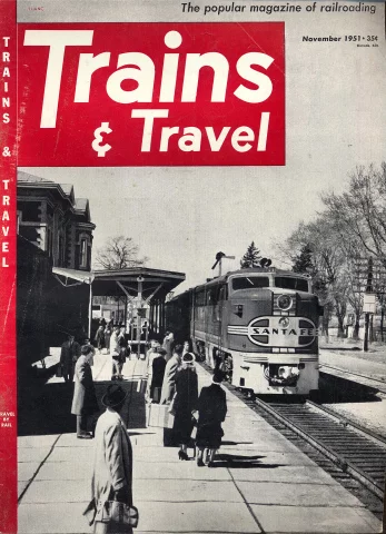 1951 The popular magazine 2024 of railroading; Trains