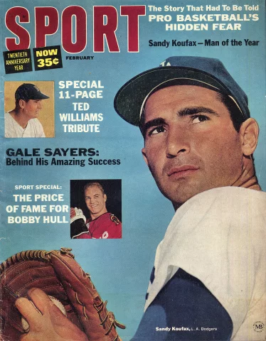 Sandy Koufax First Sports Illustrated Cover 1963 Baseball Gift