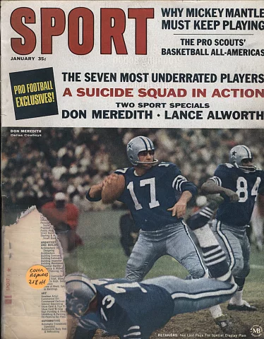 Sports Illustrated September 16 1968 Don Meredith Cowboys Pro 