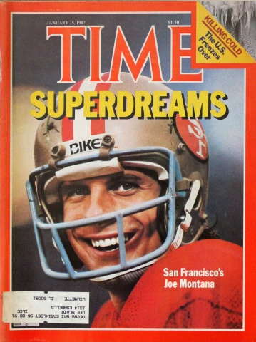 NEWSWEEK MAGAZINE - SUPER BOWL - JANUARY 25, 1982 1/25/82 BENGALS 49ers