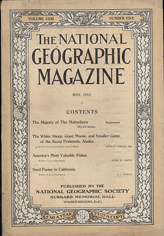 National Geographic | May 1912 at Wolfgang&rsquo;s
