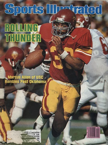 Sports Illustrated December 16 1985 Marcus Allen Los Angeles 