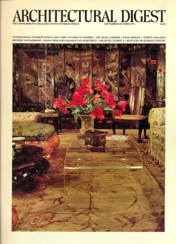 Architectural Digest | September 1975 at Wolfgang's