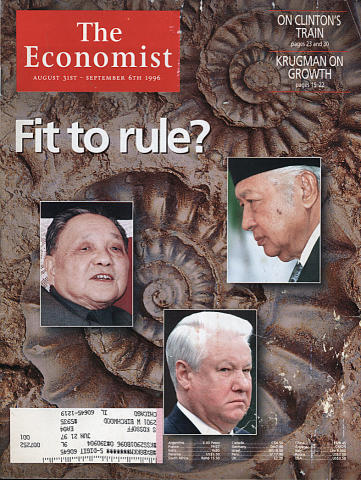 The Economist | August 31, 1996 at Wolfgang's