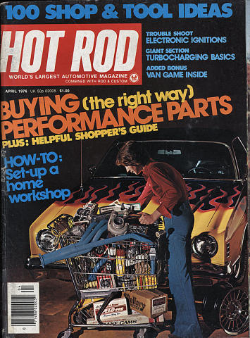 【Hot Rod】　ヴィンテージマガジン　1970年代 Hot Rod】 ヴィンテージマガジン 1970年代