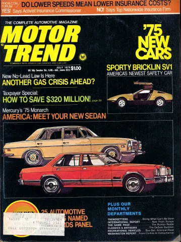 Motor Trend | July 1974 at Wolfgang's