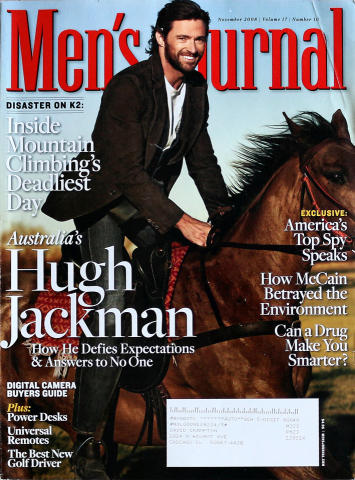Men&rsquo;s Journal | November 2008 at Wolfgang&rsquo;s