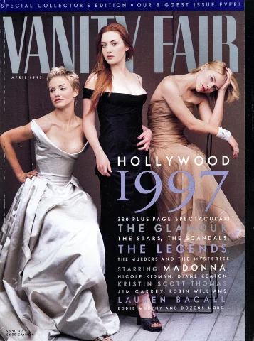 Vanity Fair US Sept 1997 Original Fashion Magazine Cover : 