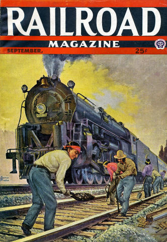 Vintage Trains 1943 Magazines Lot of 12. Full top Set