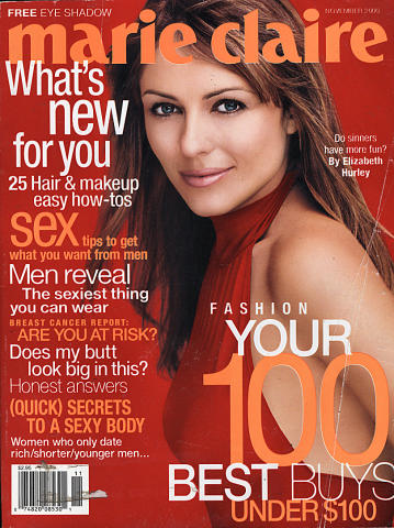 女性情報誌 marie claire uk Magazine October 2021 Marie Claire | November 2000 at Wolfgang's