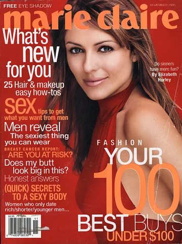 Marie Claire November 2000 at Wolfgang's