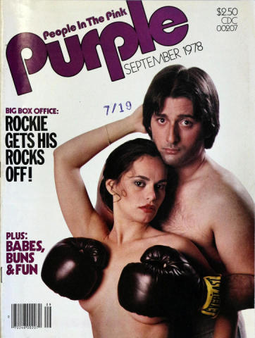 Purple Vintage Adult Magazine