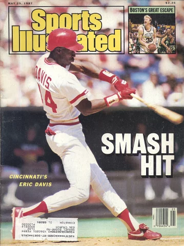 Sport Magazine March, 1987 Baseball, 1987, Mike Schmidt Eric Davis Cover