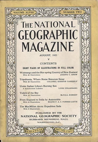 National Geographic | August 1925 at Wolfgang's