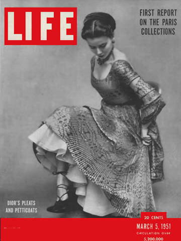 VOGUE 1951 ポスター Vogue Pattern Book | March 1951 at Wolfgang's