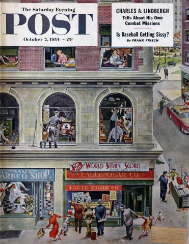 The Saturday Evening Post | October 2, 1954 At Wolfgang's