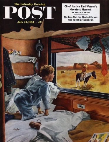 The Saturday Evening Post | July 24, 1954 At Wolfgang's