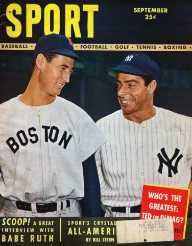 Looking through my Grandpa's old magazines and found this article on Ted  Williams (1949 Sport Magazine) : r/redsox